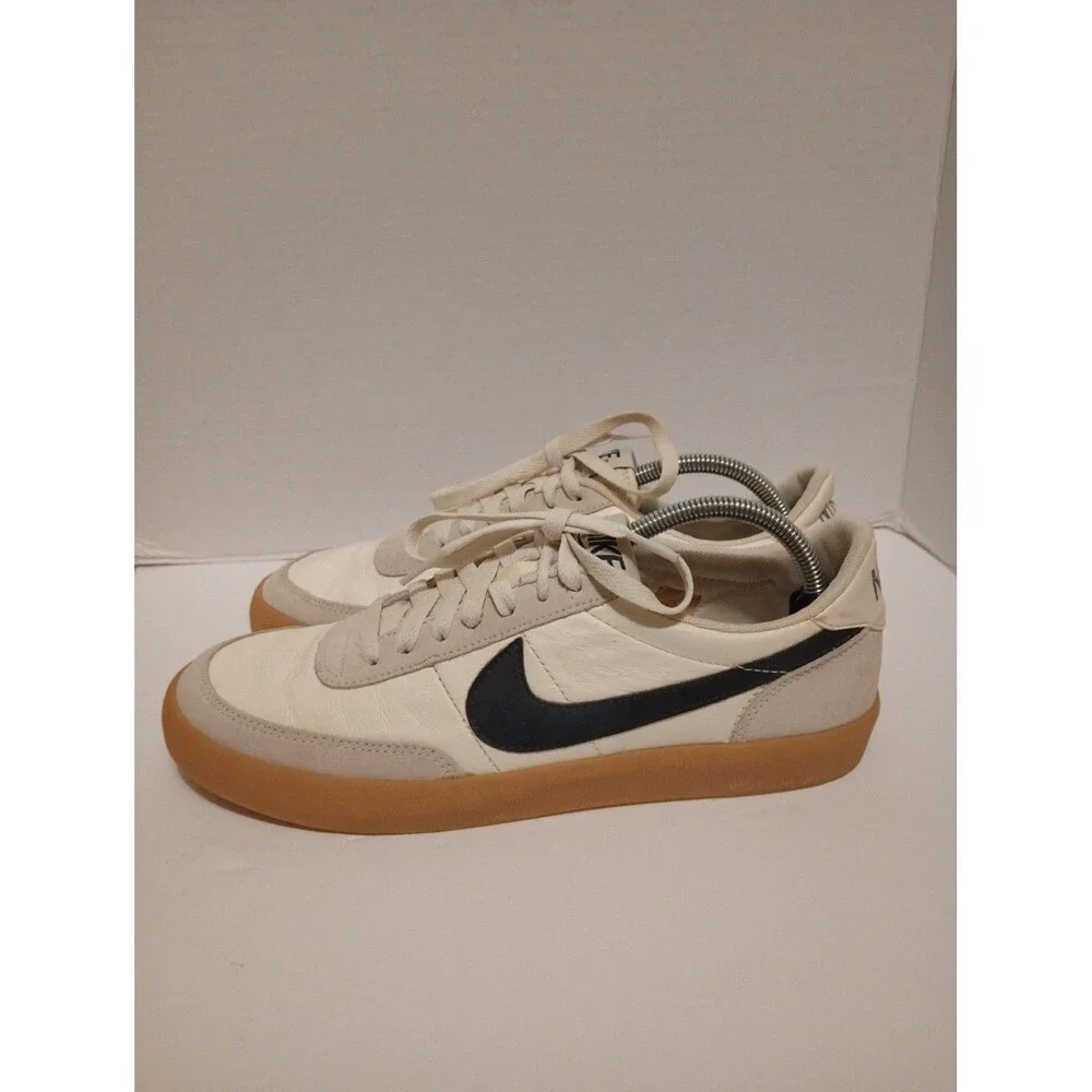 Nike Killshot 2 Leather Shoes Mens Size 9.5 Sail Navy Blue Sneakers 432997-107